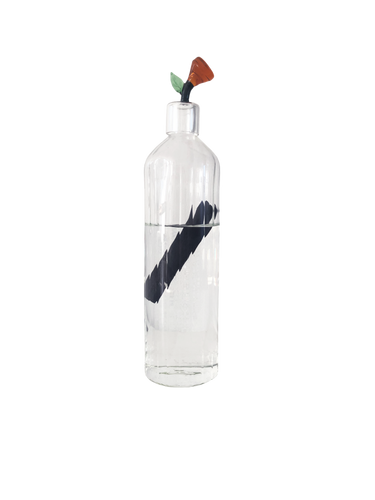 Designer glass carafe + 1 Binchotan charcoal